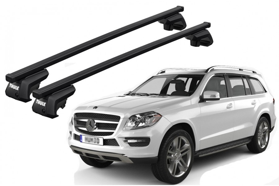 Barras THULE EVO SquareBar para autos MERCEDES BENZ GL (X164) 2006 a 2012