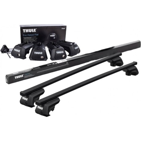 Barras THULE EVO SquareBar para autos BMW 5-Series Touring 1997 a 2000
