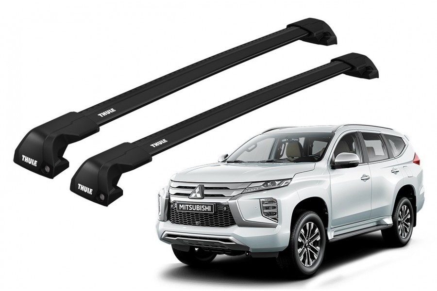Barras THULE EDGE Flush para autos MITSUBISHI Montero Sport desde 2016 negro