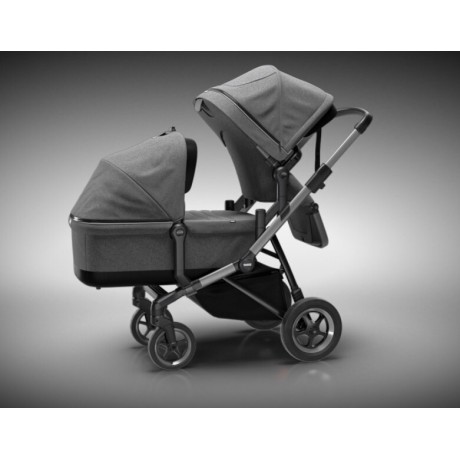 Pack Coche THULE Sleek + Bassinet | Black