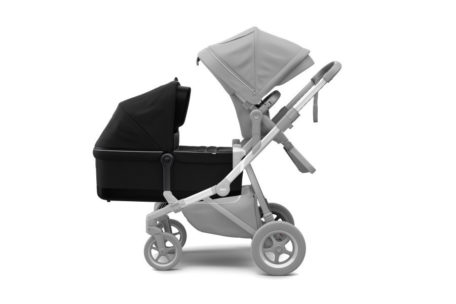 Pack Coche THULE Sleek + Bassinet | Black