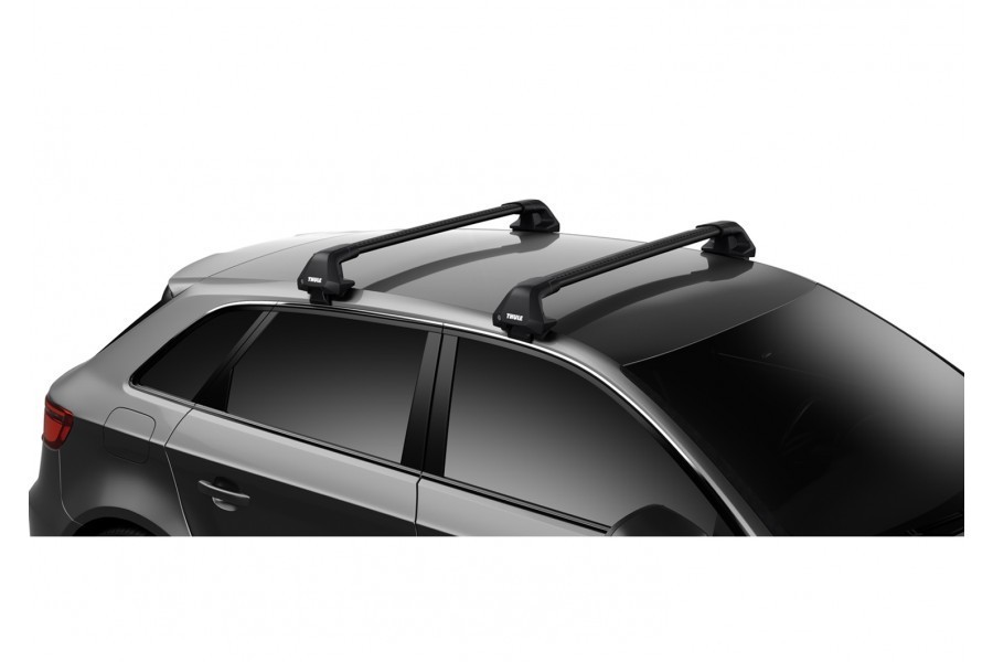 Barras THULE EDGE Flush para autos OPEL Crossland X desde 2017 - 2024 negro