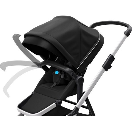 Pack Coche THULE Sleek + Bassinet | Black