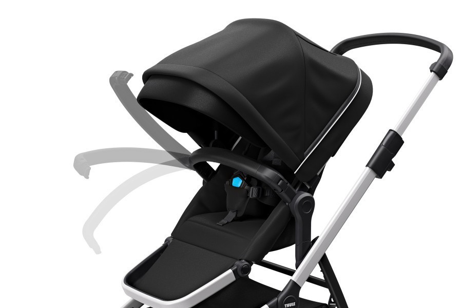 Pack Coche THULE Sleek + Bassinet | Black