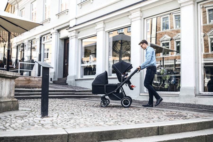 Pack Coche THULE Sleek + Bassinet | Black