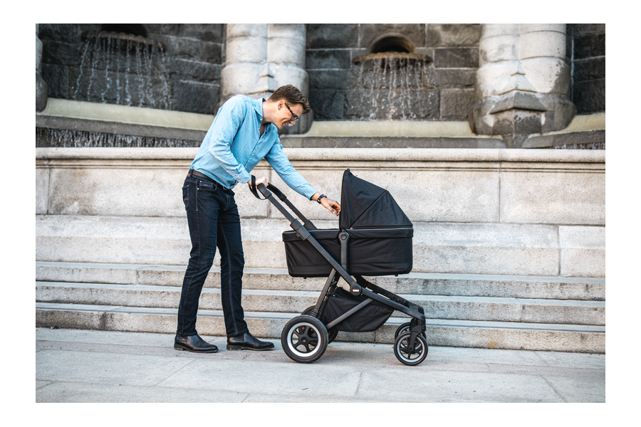 Pack Coche THULE Sleek + Bassinet | Black