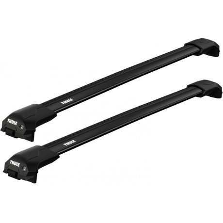 Barras THULE EDGE Flush para autos PEUGEOT 206 SW 2002 a 2008 negro