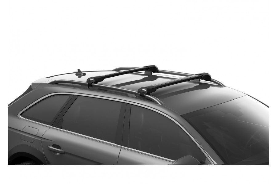 Barras THULE EDGE Flush para autos PEUGEOT 307 SW 2002 a 2004 negro