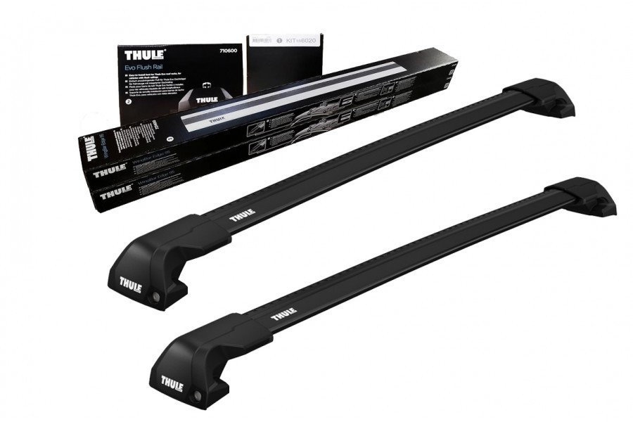 Barras THULE EDGE Flush para autos VOLVO S90 desde 2016 - 2021 negro