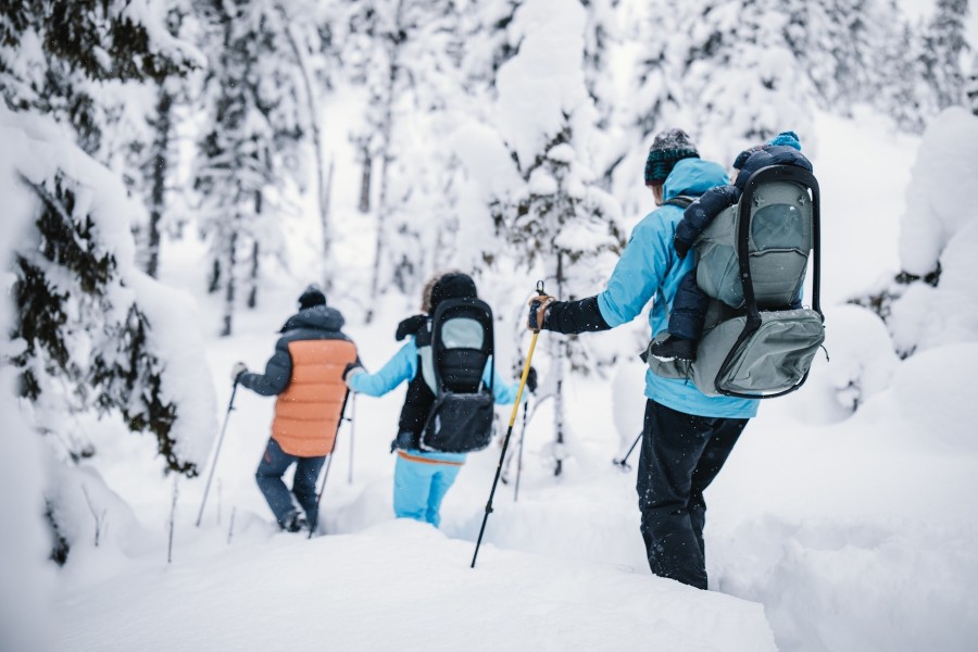 Mochila Portaniños Thule Sapling | Green Agave