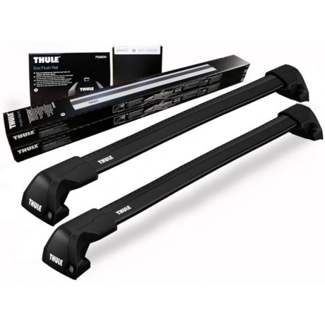 Barras THULE EDGE Flush para autos BMW X2 desde 2018 a 2023 negro