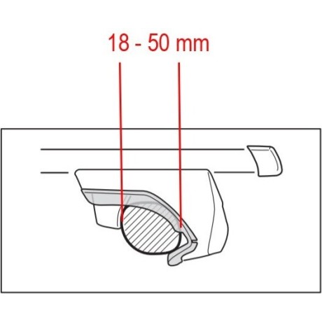 Barra de Autos Thule WingBar Evo 108