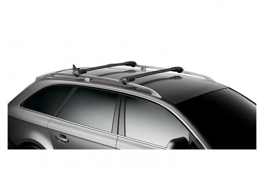 Barras THULE EDGE para autos PEUGEOT 206 SW 2002 a 2008 negro