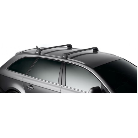 Barras THULE EDGE para autos KIA Soul 2014 a 2018 negro