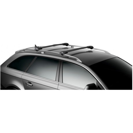 Barras THULE EDGE para autos JAGUAR X-Type 2003 a 2009 negro