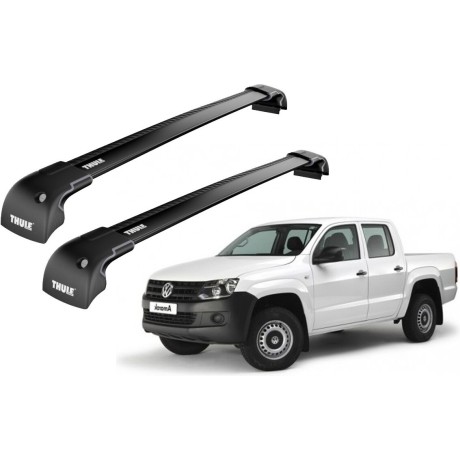 Barras THULE EDGE para camioneta VOLKSWAGEN Amarok Basic model desde 2013 negro