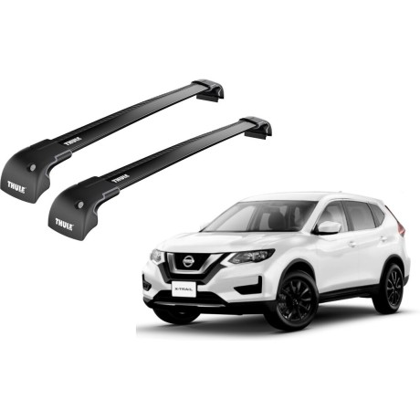Barras THULE EDGE para autos NISSAN X-Trail desde 2014 a 2021 negro