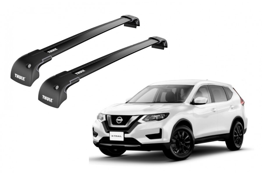 Barras THULE EDGE para autos NISSAN X-Trail desde 2014 a 2021 negro