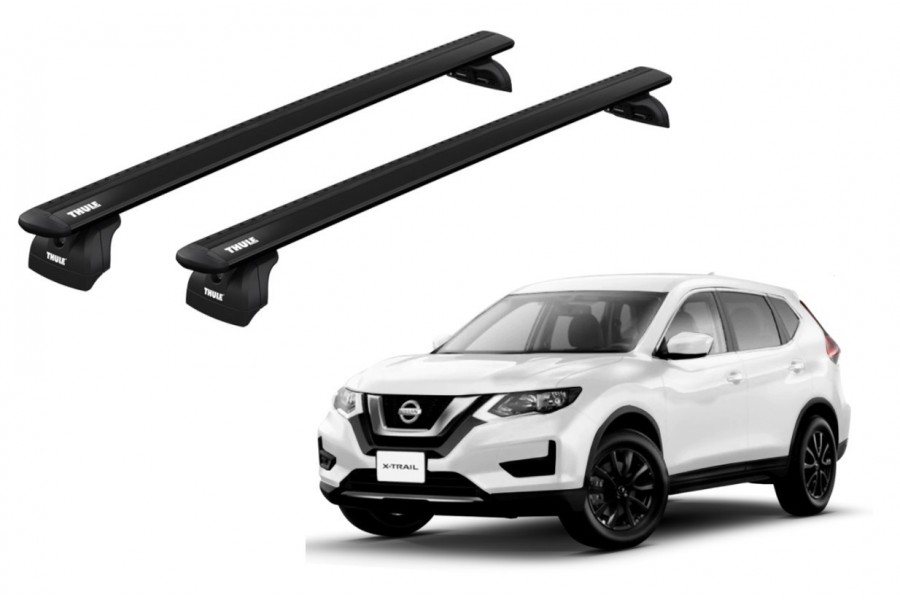 Barras THULE WingBar para autos NISSAN X-Trail desde 2014 a 2021 negro
