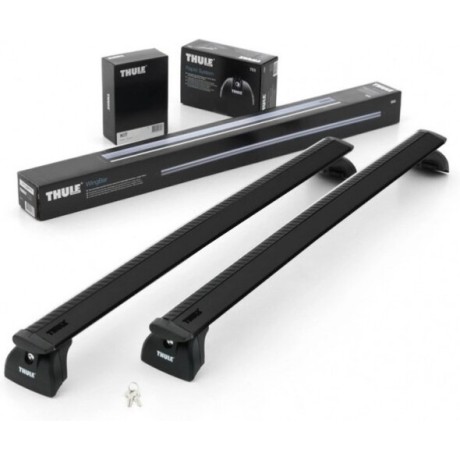 Barras THULE WingBar para autos OPEL Meriva 2003 a 2009 negro