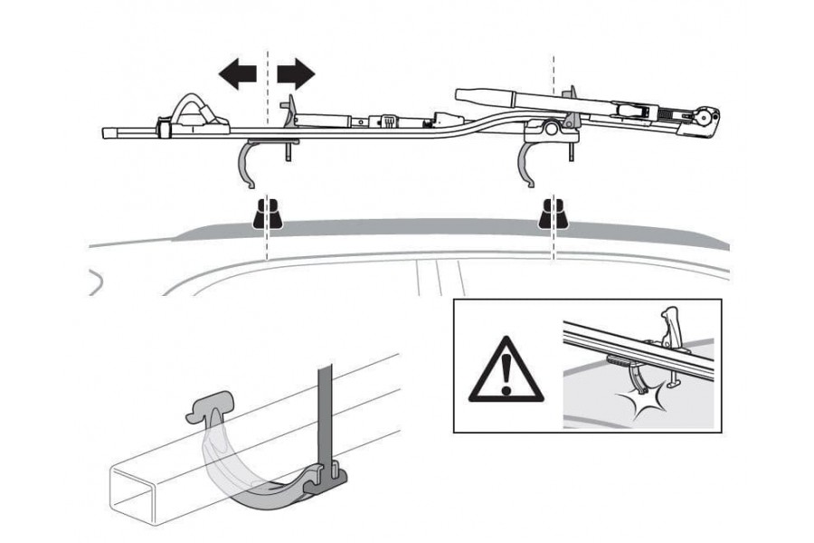 Adaptador Thule UpRide 8898