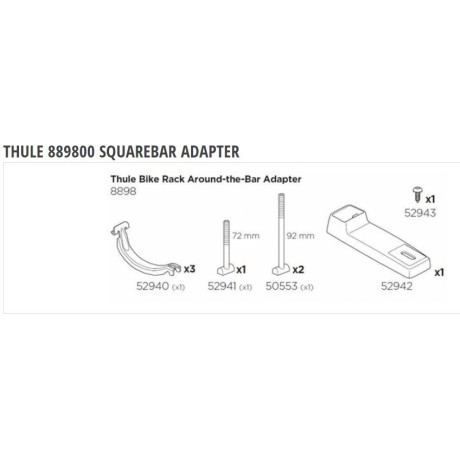 Adaptador Thule UpRide 8898