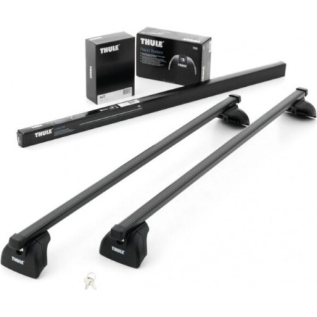 Barras THULE SquareBar para autos HYUNDAI i20 2015 a 2020